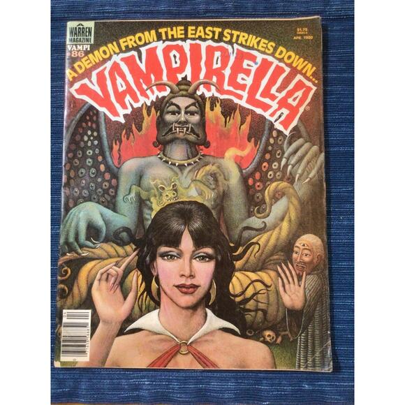 Vampirella #86 April 1980 Warren Magazine, Bruce Jones, Fleischer, Cuti ~868A - Picture 1 of 2